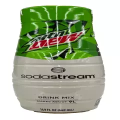 Sodastream Mt Dew Beverage Mix 14.9 oz Soda Stream Mountain Dew