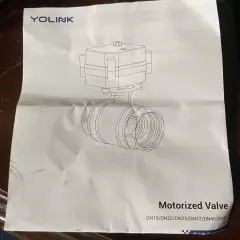 YoLink Motorized Ball Valve 1” Brass 12v DN25