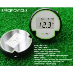 One Putt Golf Putting Distance Meter Rangefinder Indicator LCD Putter Field