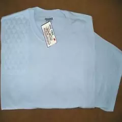 3XL RH Trap/Skeet Pad LIGHT BLUE 50/50 Dryblend Shooting T-Shirt by Gildan