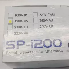 Sp-i200 Genius Mp3 Speaker Vintage NEW open box