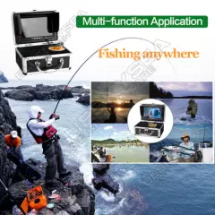 EYOYO 15m 7Inch TFT LCD 1000TVL Fish Finder Infrared Fishing Cam DVR Recorder