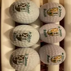 6 ST ANDREWS SCOTLAND LOGO GOLF BALLS