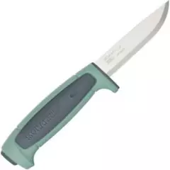 Mora M-13957 Basic 546 3.5" Stainless Steel Blade Teal Handle Fixed Knife