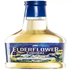 Elderflower Syrup, 60% Real Fruit, 3 Ingredient Elderflower Cordial, Floral & F