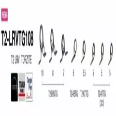 Fuji Titanium Torzite Guide Set T2-LRVTG108 (Free Shipping)(Brand New)