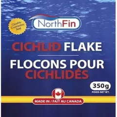 NorthFin Cichlid Flake Formula 350g Cichlid Flakes Bucket Premium Fish Food