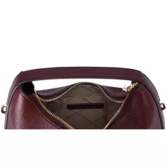 Michael Kors Ember Small Messenger Top Handle Handbag Crossbody Oxblood Leather