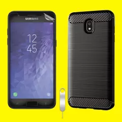 High-Sensitivity Screen Protector Anti-Dirt Case f Samsung Galaxy J7 2018 J737V