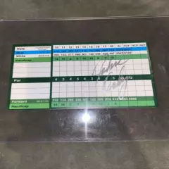 John Daly Signed Arthur Hills Course Scorecard