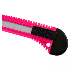 100x Bulk Utility Knife Box Cutters Snap Off Blade Neon Pink