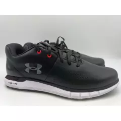 Under Armour UA HOVR Fade 2 Spikeless Golf Black Wide E Shoes Men’s Size 8 NEW