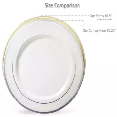 " OCCASIONS " 120 Plates Pack60 Guests Heavyweight Premium Wedding 