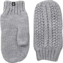 THE NORTH FACE Women's Cable Minna Mitt - Light Grey Heather Size XS/S NWT