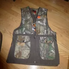 Men's Game Winner Piedmont Camo Vest (Brown) Size Large - New