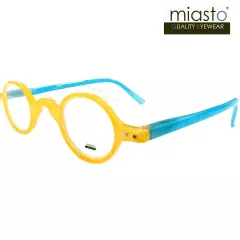 MIASTO "MINI ITALY" EXTRA SMALL ROUND RETRO BOHO VINTAGE READERS READING GLASSES