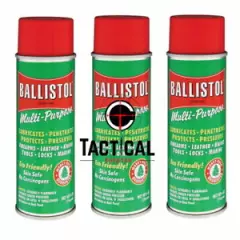 Ballistol 3 Cans of 6 oz Spray Gun Cleaning Lubricant Made in USA