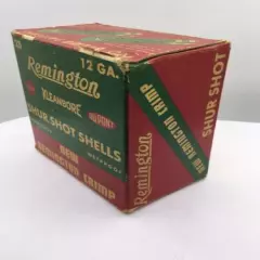 VINTAGE REMINGTTON 12 GA. SHOTGUN SHELL BOX - JUST BOX (I518)