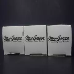 3 Sleeves Vintage MacGregor Master 418 Icosahexahedron Design Golf Balls Yellow