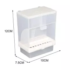 Transparent Automatic Bird Feeder No-Mess Cage Accessories Pet Supplies Best