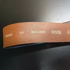 Fossil Belt Men's Brown Distressed Leather MB4053 105 Sz 42