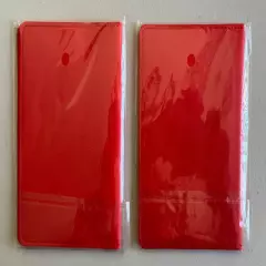 2 New AAA PASSPORT HOLDERS in SEALED PACKAGES Travel Wallet STYLISH RED w/WHITE