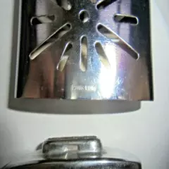 VINTAGE STAR DESIGN METAL HAND WARMER MADE IN HONG KONG