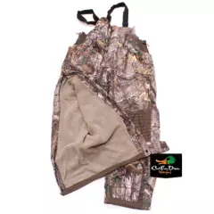 DRAKE WATERFOWL NON-TYPICAL STORM BIBS SHERPA FLEECE LINED XTRA CAMO MEDIUM