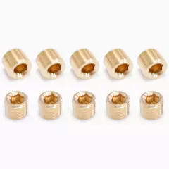 10pcs 1/8" Male Brass Internal Hex Head Thread Socket Pipe Plugs US Stock ++