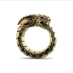 Norse Mythology Ouroboros Dragon Men's Snake Ring Viking Ring Fashion Ring