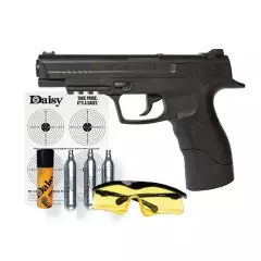 Daisy Powerline 415 BB Pistol Kit .177 Cal 495 FPS CO2 Matte Black - (FVS026495)