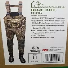 Waders Fishing Size 11 Chest Men's Wader Waterproof Boots