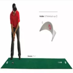 Golf Putting Mat Golfing Aids Practice Area Green Put Home Office Indoor Outdoor