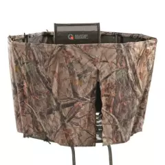 Half Hunting Blind For Tripod Durable Weather Resistant shell Zippered Entrance