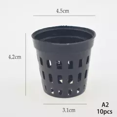 10Pcs Plastic Aquatic Pots Basket For Aquarium Water Flower Plant Grass Decor