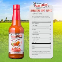 Marie Sharp’s Habanero Hot Sauce - 10-Fluid Ounce for Marinade &... 