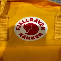 Fjallraven Kanken Mini Backpack Yellow Gold Vinyl 23561