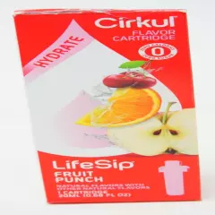 Cirkul Fruit Punch, LifeSip Flavor Cartridge, 20ML (0.68 FL OZ) (1 Pack)