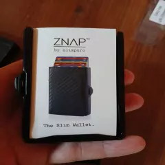 ZNAP by slimpuro slim wallet for men Aluminum RFID shield