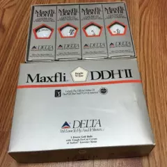 Rare Delta Airlines Maxfli DDHII PGA Tour Golf Balls 4 Packs of 3 = 12 NEW