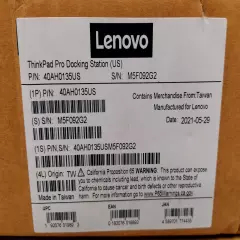 LOT OF 4 Lenovo 3x 40AJ0135US, 1x 40AH0135US ThinkPad Pro Docking Station