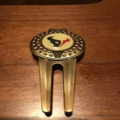 New Houston Texans 3” Golf Ball Marker/Hat Clip/Divot Tool 2-Pack Combo