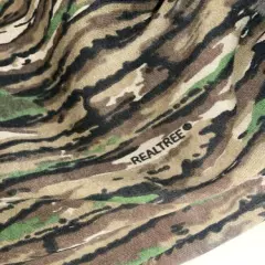 REALTREE CAMOUFLAGE TREE LEAVES THERMAL COLD WEATHER LS SHIRT HUNTING LARGE