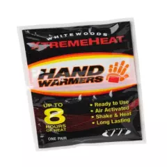 Whitewoods XTREME HEAT™ Air-Activated HAND Warmers, 8 Hrs Heat (Case, 40 Pairs