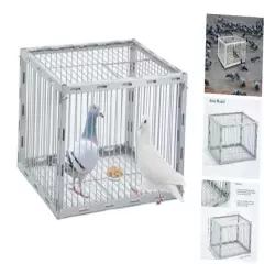 Pigeon Trap with Escape-Proof Design, Pigeon Cage with 17.2"L x 13.2"W x 10.2"H