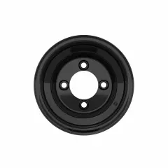 GTW Gloss Black Steel Golf Cart Wheel | 8x7 | Centered | 4x101.6mm Bolt Pattern