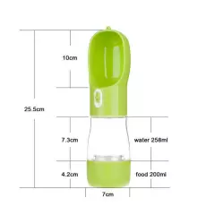 Pet Water/Feeder Combo Bottle BPA-Free