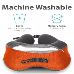 Memory Foam U Shaped Travel Pillow Neck Support Head Rest Car Plane Soft Cushion