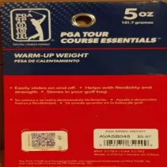 4 PGA Tour 5oz Warm Up Weight Officially Licensed 