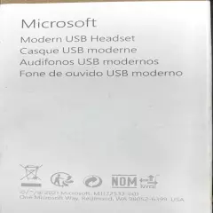 Microsoft 1989 Modern USB Headset